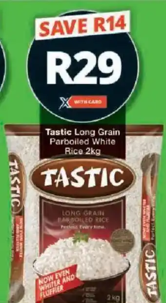 Checkers Tastic Long Grain Parboiled White Rice offer