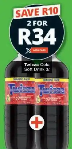 Checkers Twizza Cola Soft Drink offer