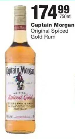 Checkers Liquor Shop Captain Morgan Original Spiced Gold Rum offer