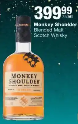 Checkers Liquor Shop Monkey Shoulder Blended Malt Scotch Whisky offer