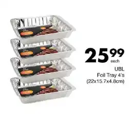 Save UBL Foil Tray offer