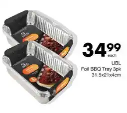Save UBL Foil BBQ Tray 3pk offer