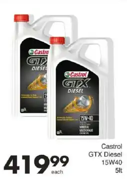 Save Castrol GTX Diesel 15W40 offer