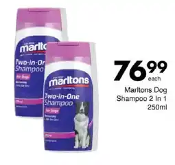 Save Marltons Dog Shampoo 2 In 1 offer