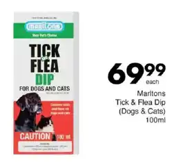 Save Marltons Tick & Flea Dip offer
