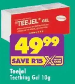 Shoprite Teejel Teething Gel offer