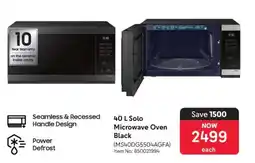Makro 40 L Solo Microwave Oven Black offer
