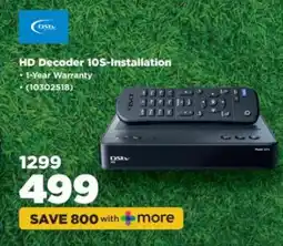 HiFi Corp HD Decoder 10S-Installation offer