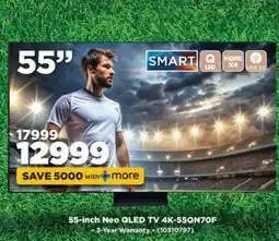 HiFi Corp 55-inch Neo QLED TV 4K-55QN70F offer