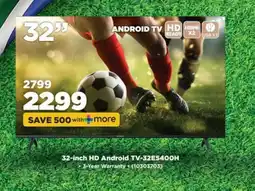 HiFi Corp 32-inch HD Android TV-32E5400H offer