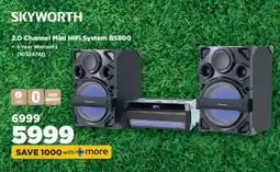 HiFi Corp SKYWORTH 2.0 Channel Mini HiFi System BS800 offer