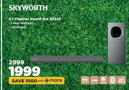 HiFi Corp SKYWORTH 2.1 Channel Sound Bar SS330 offer