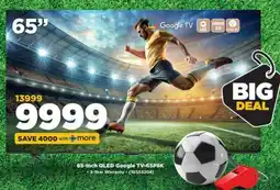 HiFi Corp 65-Inch QLED Google TV-65P8K offer