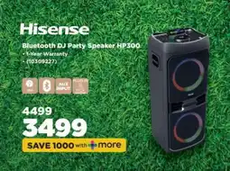 HiFi Corp Hisense Bluetooth DJ Party Speaker HP300 offer