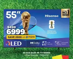 HiFi Corp 55-inch QLED 4K TV-55Q6G offer