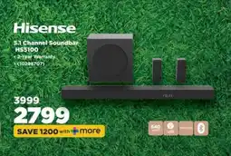 HiFi Corp Hisense 5.1 Channel Soundbar HS5100 offer