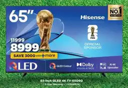HiFi Corp 65-inch QLED 4K TV-65Q6G offer