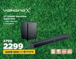 HiFi Corp VolkanoX 2.1 Channel Sound Bar Supersonic offer