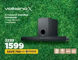 HiFi Corp VolkanoX 2.1 Channel Soundbar Hypersonic offer