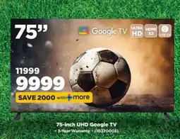 HiFi Corp 75-inch UHD Google TV offer
