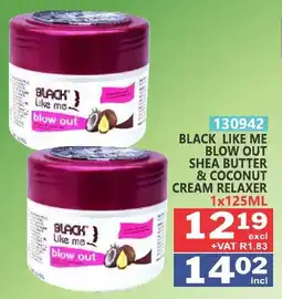 Arrow Cash And Carry Black like me blow out shea butter & coconut cream relaxer offer