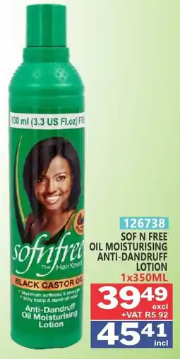 Arrow Cash And Carry Sof n free oil moisturising anti-dandruff lotion offer