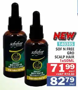 Arrow Cash And Carry Sof n free gro scalp hair offer