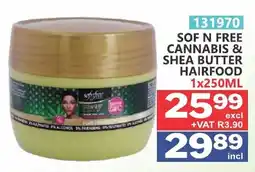 Arrow Cash And Carry Sof n free cannabis & shea butter hairfood offer
