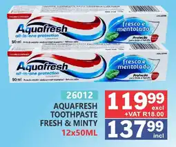 Arrow Cash And Carry Aquafresh toothpaste fresh & minty offer