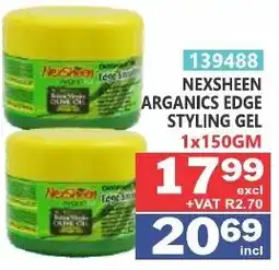 Arrow Cash And Carry Nexsheen arganics edge styling gel offer