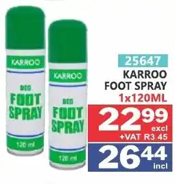 Arrow Cash And Carry Karroo foot spray offer