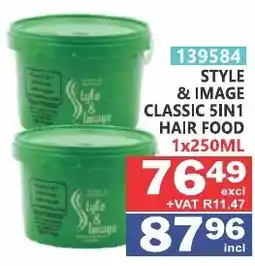 Arrow Cash And Carry Style & image classic 5in1 hair food offer