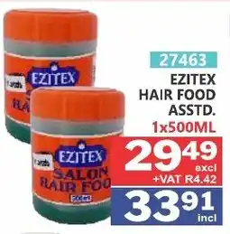 Arrow Cash And Carry Ezitex hair food offer