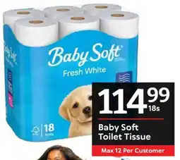 Oxford Freshmarket Baby Soft Toilet Tissue offer