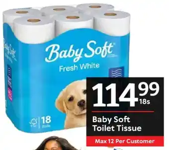 Oxford Freshmarket Baby Soft Toilet Tissue offer