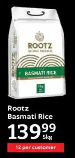 Oxford Freshmarket Rootz Basmati Rice offer