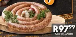 OBC Meat & Chicken Ouma Wors offer