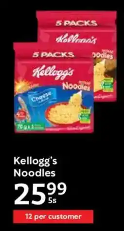 Oxford Freshmarket Kellogg's Noodles offer