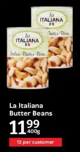 Oxford Freshmarket La Italiana Butter Beans offer