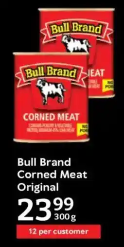 Oxford Freshmarket Bull Brand Corned Meat Original offer