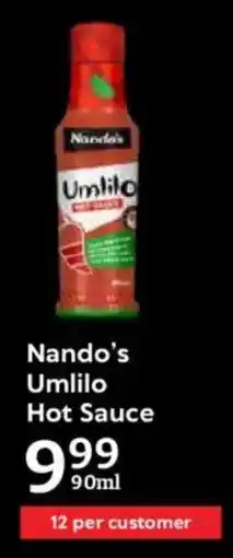 Oxford Freshmarket Nando's Umlilo Hot Sauce offer