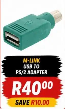 Matrix Warehouse M-link USB to PS/2 Adapter offer