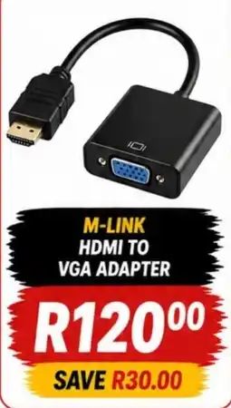 Matrix Warehouse M-link HDMI to VGA Adapter offer