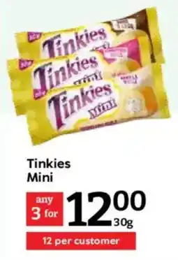 Oxford Freshmarket Tinkies Mini offer