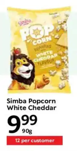 Oxford Freshmarket Simba Popcorn White Cheddar offer