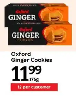 Oxford Freshmarket Oxford Ginger Cookies offer