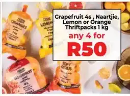 Food Lover's Market Grapefruit, Naartjie, Lemon or Orange Thriftpacks offer