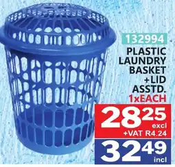 Arrow Cash And Carry Plastic laundry basket + lid offer