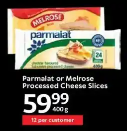 Oxford Freshmarket Parmalat or Melrose Processed Cheese Slices offer