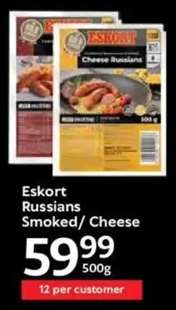 Oxford Freshmarket Eskort Russians Smoked/ Cheese offer